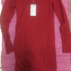 Women’s sweater dress red Bench